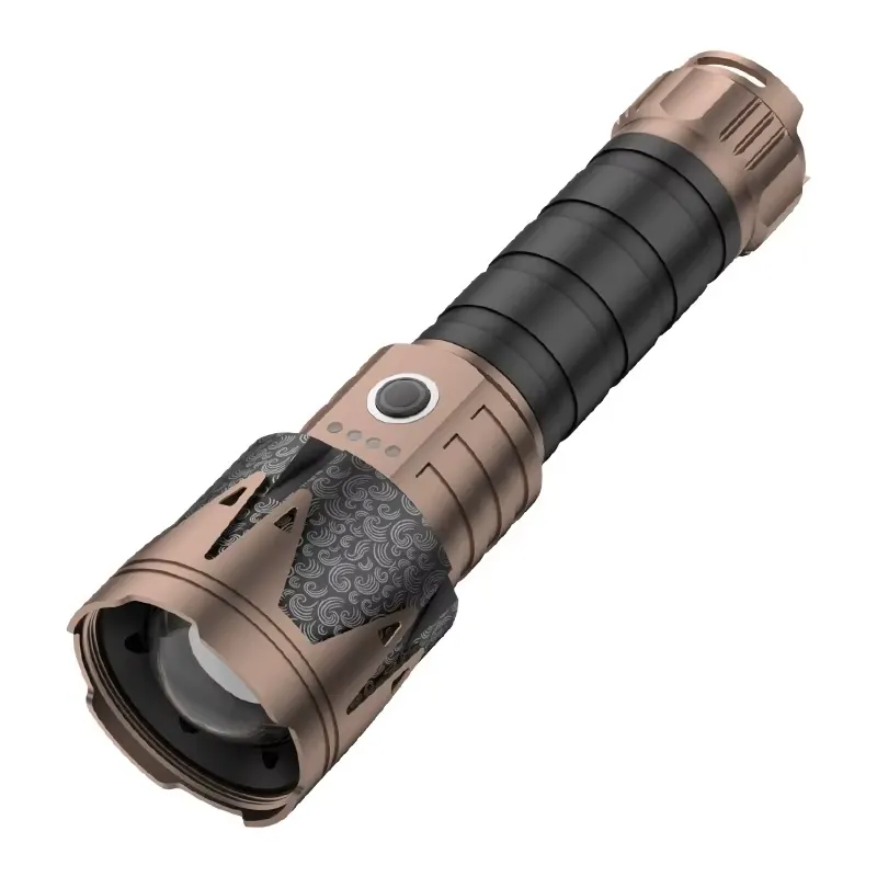 Power Tools Zoom - Супермощный светодиодный фонарь с зумом, телескопический,