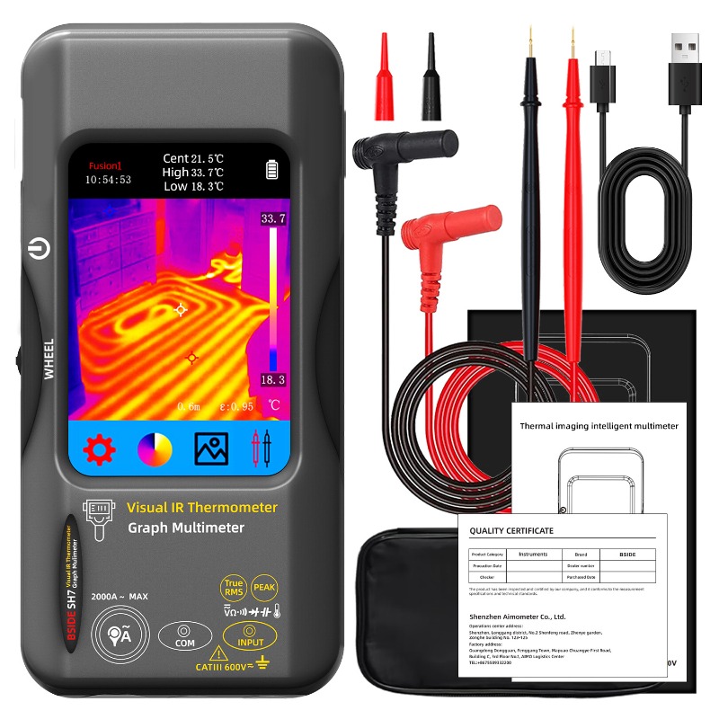 Power Tools Images - Термовизор-мультиметр с сенсорным экраном, высокоточный термометр