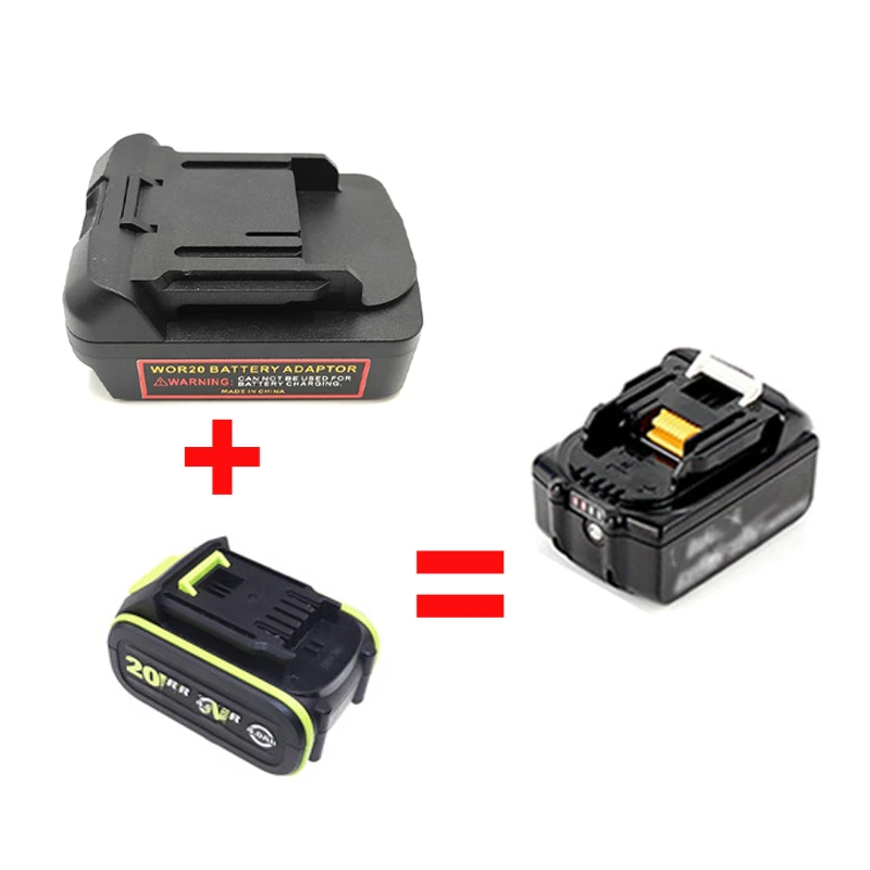 Power Tools Battery Adapter - Адаптер-преобразователь для литиевых аккумуляторов Worx 20V