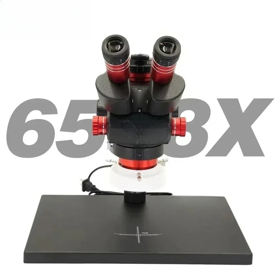 Power Tools Zoom - Тринокулярный микроскоп YCS 6558X с высоким