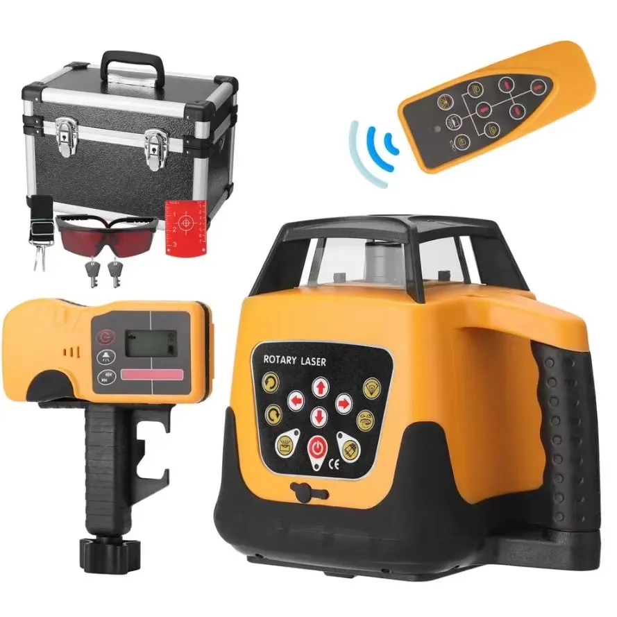Power Tools That Are Green - Автоматический ротационный лазерный нивелир 500 м,