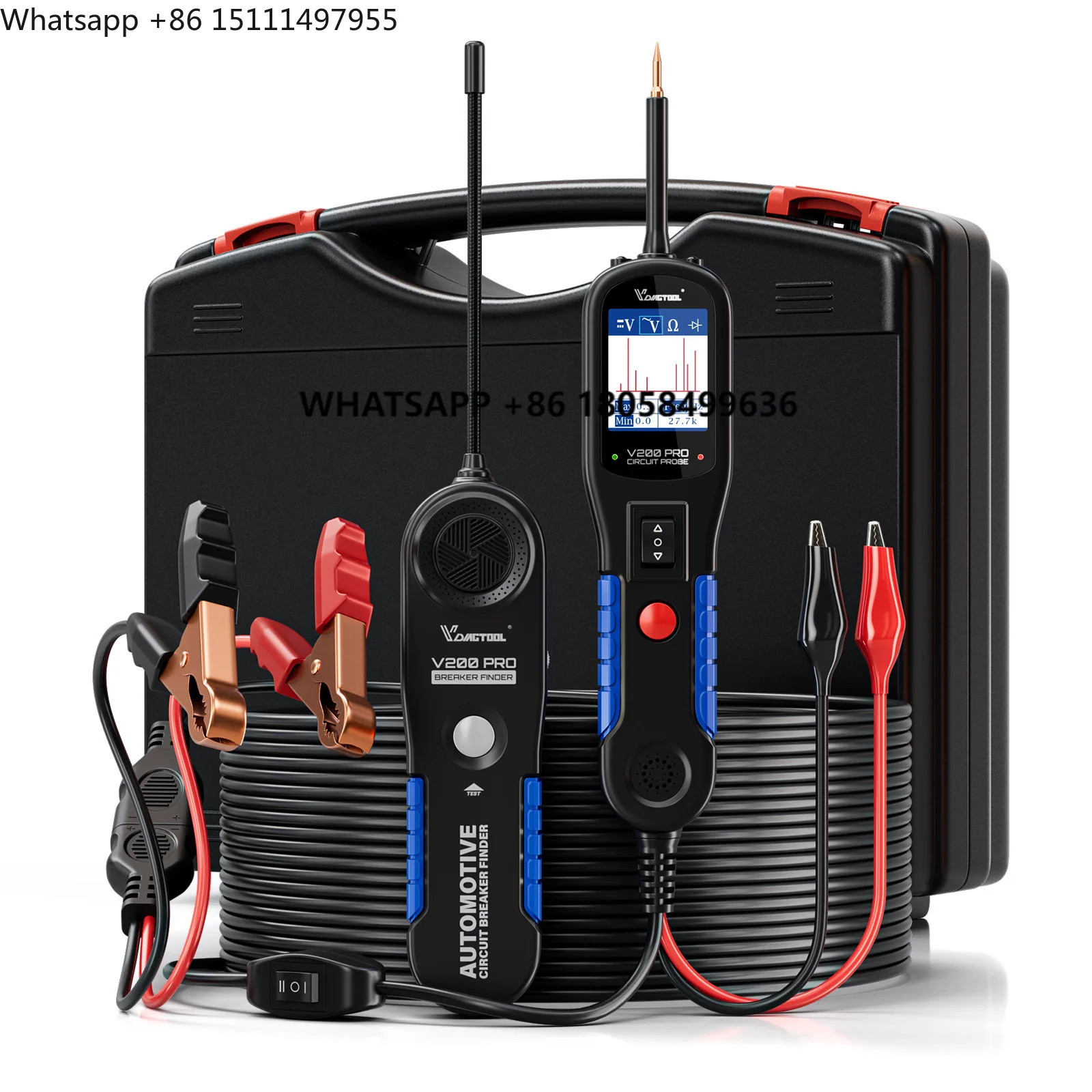 Power Tools English - VDIAGTOOL V200PRO Электрический тестер аккумуляторных батарей,