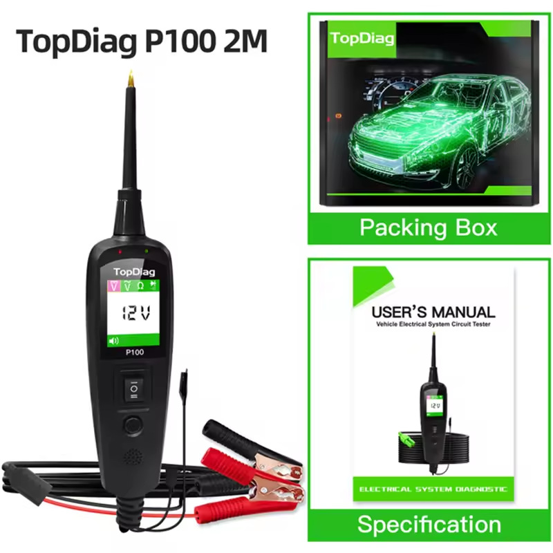 Для TopDiag P100 2M: Тестер ав – обзор и цена Power Tools English