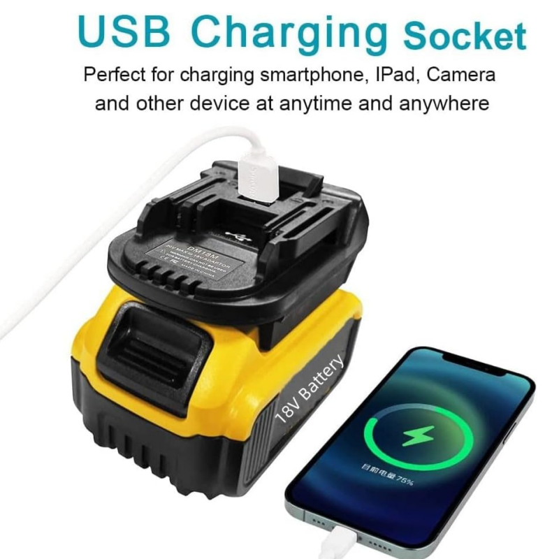 Адаптер литиевой батареи DM18M – обзор и цена Power Tools Battery Adapter