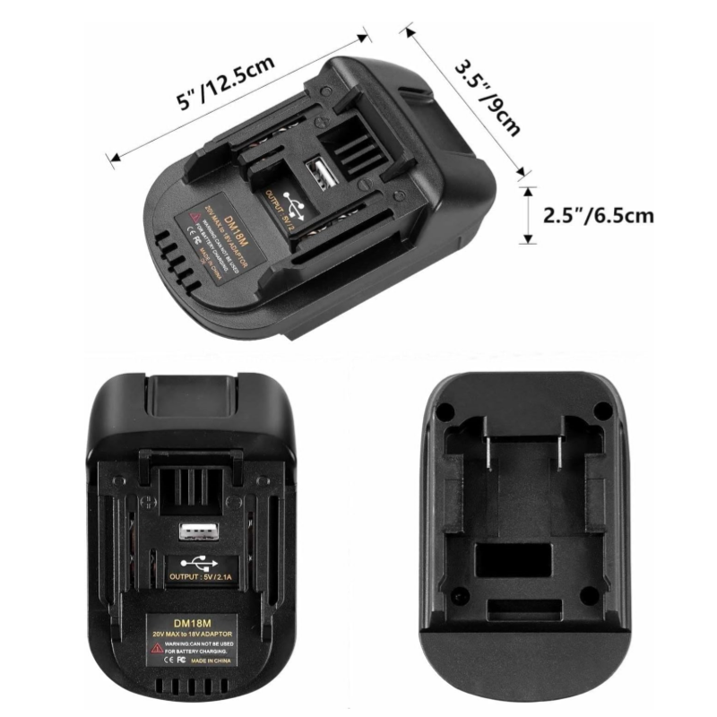 Адаптер литиевой батареи DM18M – обзор и цена Power Tools Battery Adapter