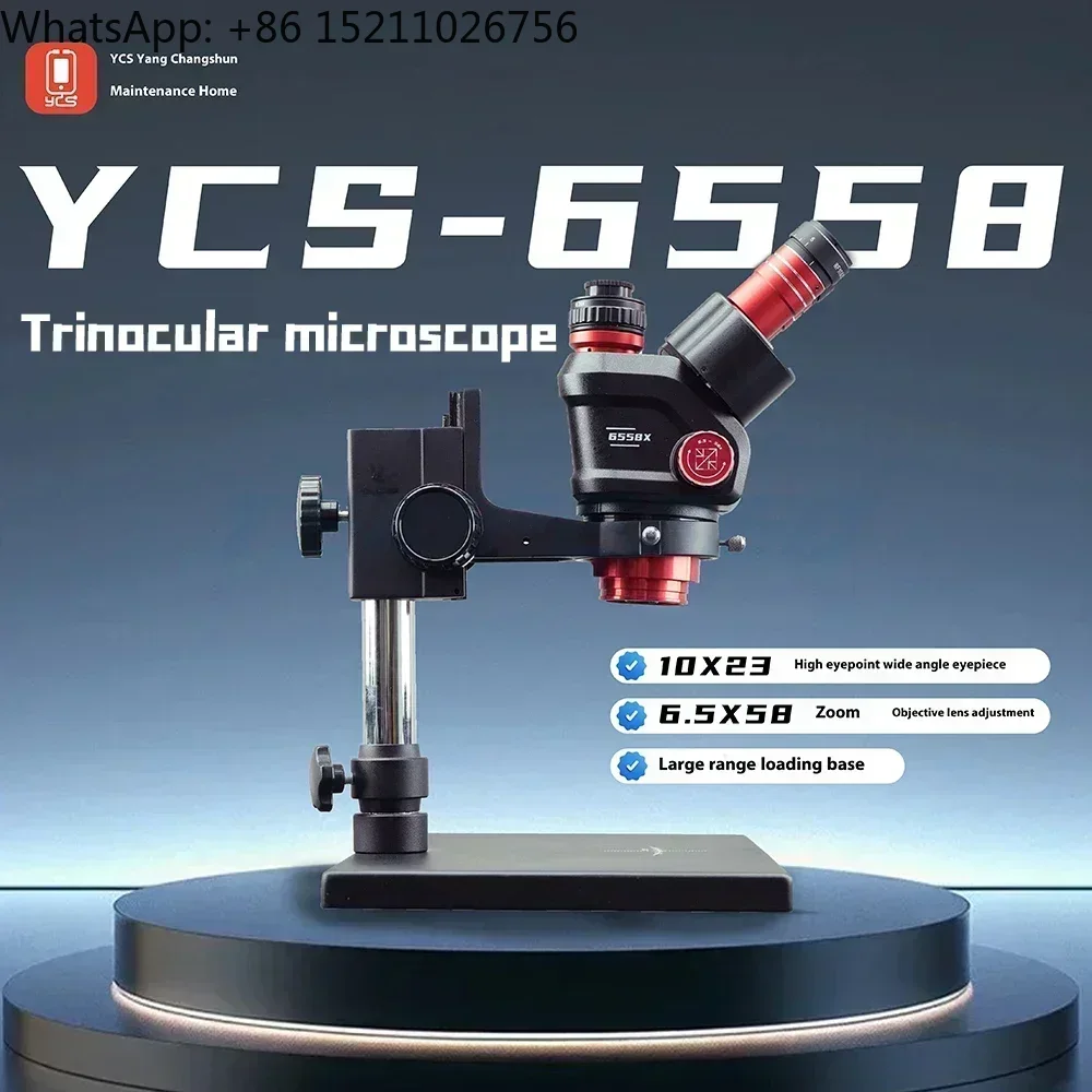 Тринокулярный микроскоп YCS 65 – обзор и цена Power Tools Zoom