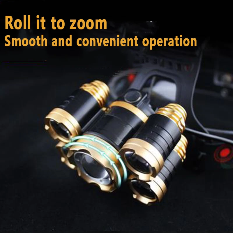 5LED T6 налобный фонарь с зумо – обзор и цена Power Tools Zoom